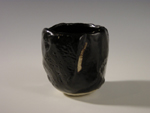 Seto Guro Tea Bowl�@4X4X4.5