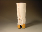 Hakusetsu Shino Vase�@4X3.5X9.5