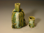 Oribe Bottle / Sake Cup 4.3X7 / 2X3